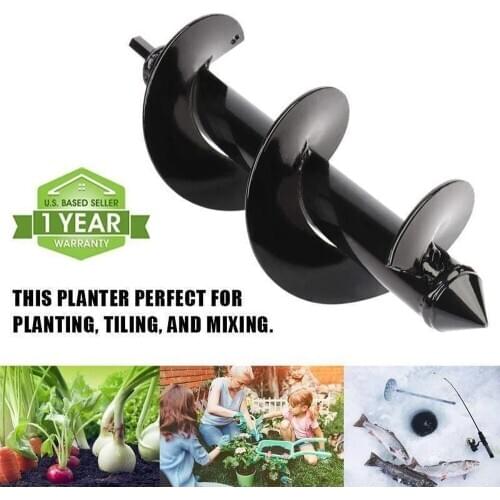 Soil spiral drilling and digging machine for soil Flower planting punch