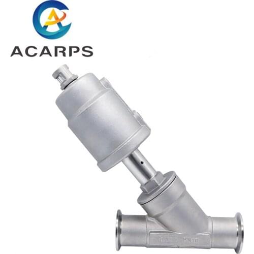 1/2" 3/4" 1" Stainless Steel Pneumatic Quick Install Angle Seat Valve Y Type High Temperature Steam Angle Seat Valve
