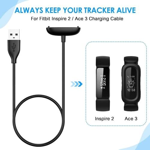 Charging Cable For Fitbit Ace 3 Inspire 2 Charger For Fitbit Inspire 2 Wireless Magnetic Power Adapta Smart Watch Accessories