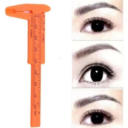 1pc Microblading Makeup Reusable Measuring Eyebrow Permanent Guide Ruler Tools Tattoo Accessories Eyebrow Positioning Ruler