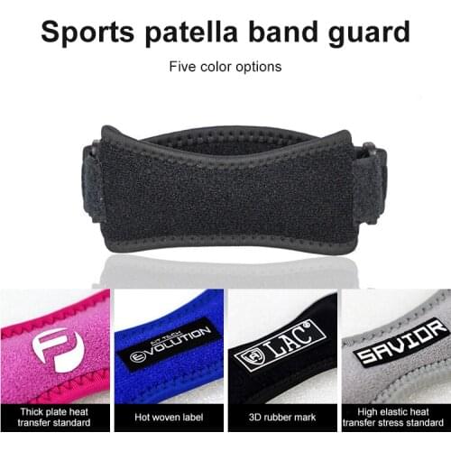 1PC Adjustable Patella Knee Tendon Strap Kneepad Support Professional Protector Pad Belted Sports Knee Brace Black Keenpads