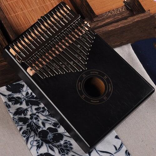 17 Key Kalimba Thumb Piano Finger Sanza Mbira High-Quality Pine Wood Body Keyboard Musical Instrument for Kids Beginner Gift