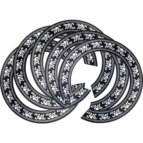 5 PCS Soundhole Decal Self-Adhesive Sticker for 39'' Classic Guitar Decor