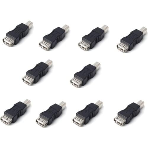 USB 2.0 Printer Adapter USB2.0 A Female to USB B Male Print Connector Computer Printer Scanner USB-B Adapter Converter