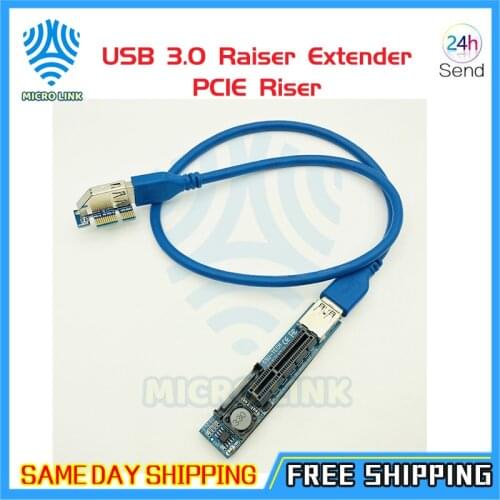 Adapter PCI Express USB 3.0 Raiser Extender PCIE Riser PCI-E Computer Accessories Desktop Card Riser PCI E Riser for Video Card