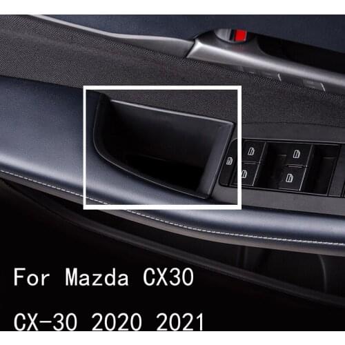 Car Door Armrest Storage Box Multi-function Box Container Interior Tidying for Mazda CX30 CX-30 2020 2021 Car Accessories