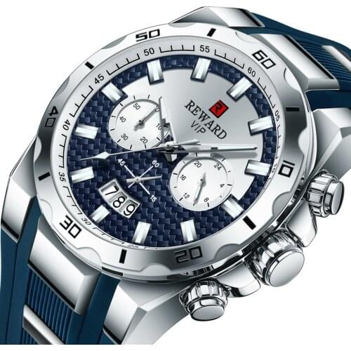 Mens Fashion Watch Men Unique Sports Waterproof Watches Relogio Masculino Quartz Date Clock Rubber Strap Wristswatch Man