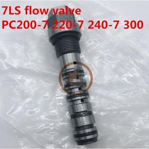 For excavator PC200-7 220-7 240-7 300-7LS valve mported flow valve high quality excavator accessories free mail