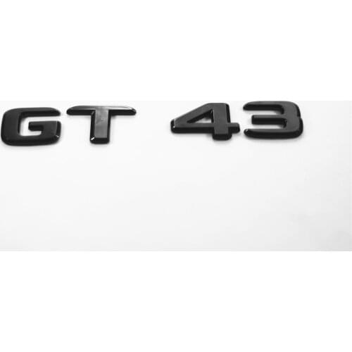 Emblem Badge Decal Trunk Rear ABS for Mercedes Benz S450Ld S350Ld GT63 GT53 GT43 Car Stickers Exterior Decoration Brand New