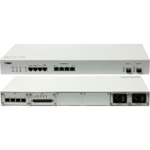 ISAP100 Integrated Service Access Platform SDH Fiber Optic Multiplexer Single Mode Dual Fiber 20KM AC and DC power supply