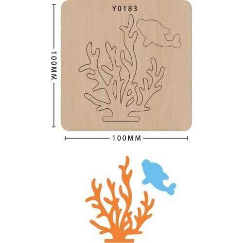 Coral Scrapbooking Diy Craft Wooden Cutting Dies For Scrapbooking New Wooden Die Mould Suitable For Sizzix Big Shot Machines