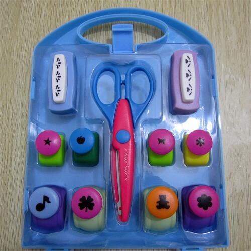 Multi Pattern Hole Paper Craft Punches Printing Paper Hand Shaper Scrapbooking Machine Tags Cards Craft Diy Punch Cutter Tool
