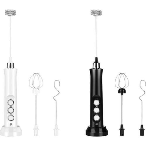 Multifunction Kitchen Mini Electric Handle Egg Beater Tool Rotatable Whisk Shake 425B