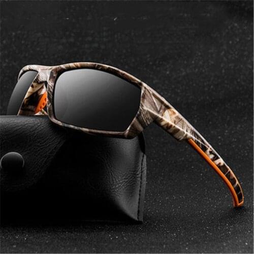 Men Polarized Fishing Sunglasses Camouflage Frame Outdoor Sport Cycling Glasses Male Camping Hiking Fisherman Eyewear UV400