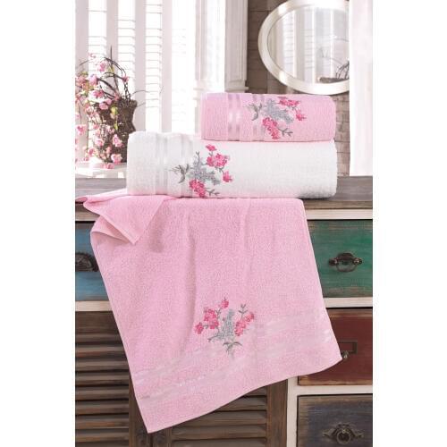 3pcs Turkish Towel Set Bath Towel | Hand Towel Set | Hotel&Spa Quality, Embroidered quick Dry Highly Absorbent Turkish Towels