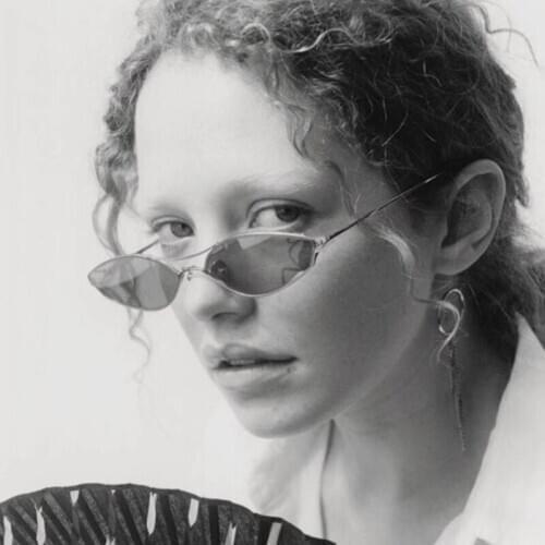 2020 new double beam sunglasses wild irregular glasses fashion metal sunglasses men and women sunglasses