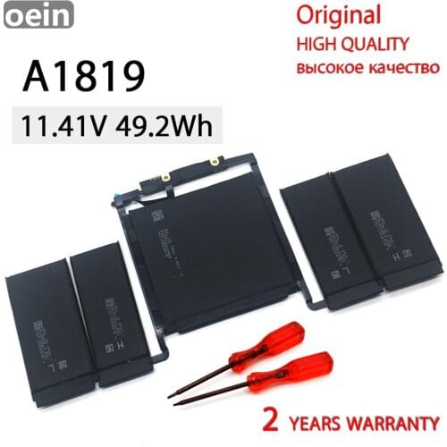Oein Genuine A1819 Battery for Apple MacBook Pro 13'' Touch Bar A1706 Late 2016 Mid 2017 EMC 3071 EMC 3163 MLH12LL/A MPXV2LL/A