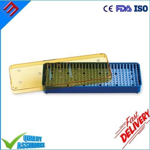 Plastic Medical Instrument Tray With Silicone Base Size 7.5" x 2.5" x 0.75"