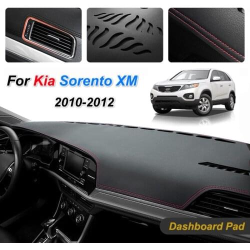 For Kia Sorento 2010 2011 2012 Xm Pre-Facelift Anti-Slip Mat Dashboard Cover Pad Sunshade Dashmat Carpet Anti-Uv Car Accessories