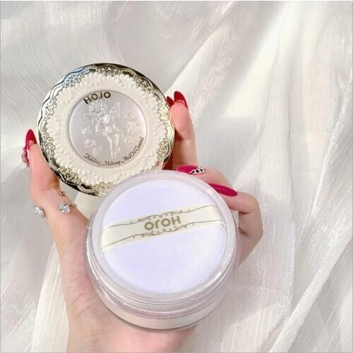 HOJO 24G large capacity makeup powder, oil control, lasting concealer, waterproof and sweat proofing, student honey powder T1327