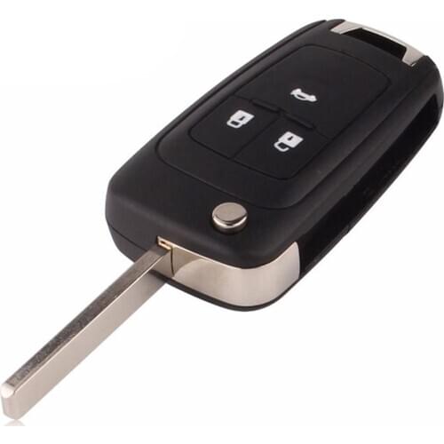 Car Entry Remote Control Key Fit for Cruze Flip Folding Hot Car Remote Key Shell Case 3 Buttons