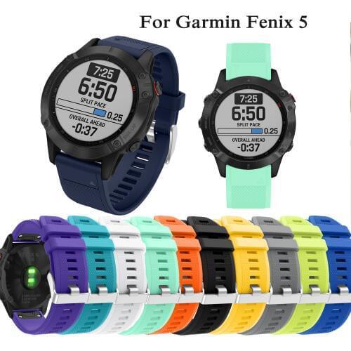For Garmin Fenix 5 classic Quick Release soft fashion Silicone WatchBand for Garmin Fenix 6 fashion smartWatch Easyfit Watchband