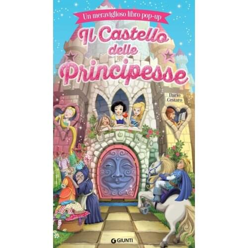 Parent Child Kids Toddler Italian Book Early Education Cute Picture Princesses Castle Game Toys 3D Cardboard Libros Book Age 3-8