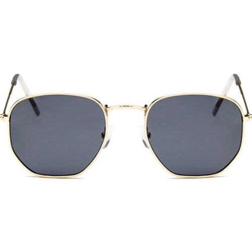 New Vintage Small Sunglasses Fashion Women Retro Round Metal Sun Glasses Men Brand Designer Eyeglasses UV400