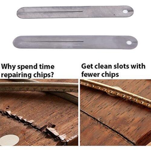 2pcs Fret Puller FretBoardSteel Plate For Electric Guitar And Bass Fingerboard Fret Repair Tool Protector