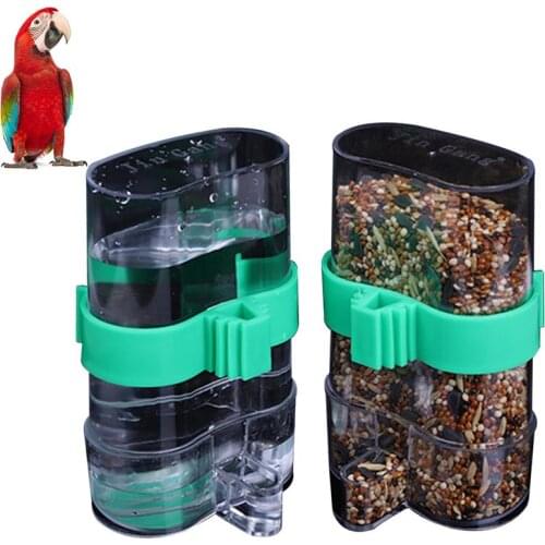 Creative Bird Feeder Automatic Bird Parrot Food Water Feeding Bowl Outdoor Portable Pigeon Birds Feeder Supplies Pet Accessories