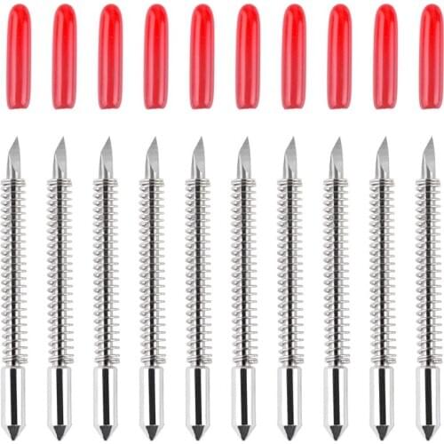 Retail 50Pcs 45 Degree Vinyl Cutter Plotter Blades for Graphtec CB09U CB09 Silhouette Cameo Cutting Knife Cricut Maker