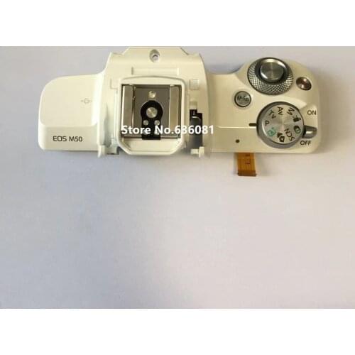 Repair Parts Top Cover Case White For Canon EOS M50 , EOS Kiss M