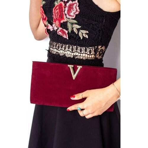 Lal Shoes & Bags Women Portfolio Evening Bag V a Detailed Silver 'Turkish' Quality 2021 Fashion Design Season Comfort Fast Shipping