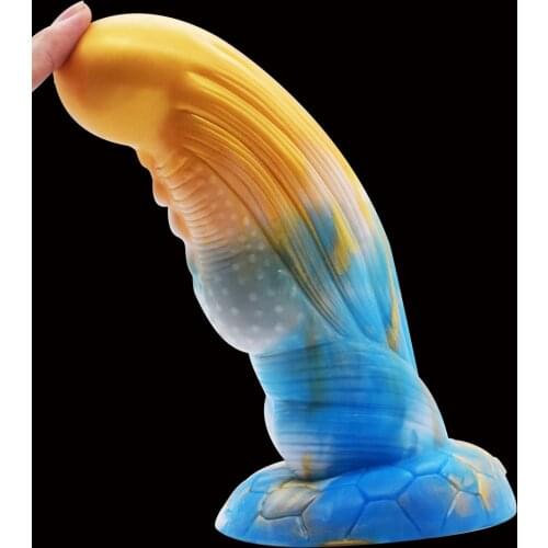 Liquid silica gel Dildo Female Masturbator Multicolor Dildos For Women Big Dick Soft Penis For Women Penis Artificial Grande 18