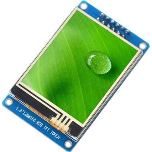 1.8 inch 12P SPI TFT LCD Screen Module with Touch Panel ST7735 Drive IC 128(RGB)*160