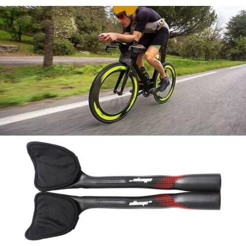 1 pair of handlebars for triathlon high hardness anti-oxidation and pressure resistance triathlon time road bike vice handlebars