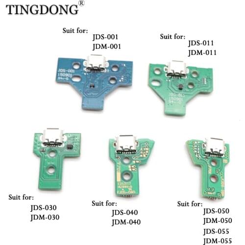 30 pcs JDS 055 040 030 011 USB Charging Port Socket Board For Sony PlayStation 4 PS4 DS4 Pro Slim Controller Charger PCB Board