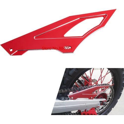 Aluminum Chain Cover Guard For Honda CRF250L CRF250M 2012-2015 XR250 Baja 1995-Up Yamaha Serow225 TW200 TW225