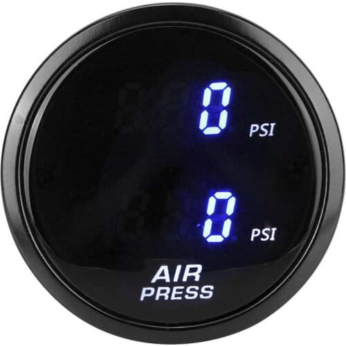 2inch 12V Car PSI Air Pressure Meter LED Blue Digital Display Boost Gauge Sensor Kit Hot Sell High Quality Car Accessories New