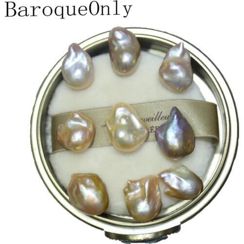 BaroqueOnly mixed-colour huge size baroque pearl natural freshwater pearl for diy necklace jewlry making meteorites series BB