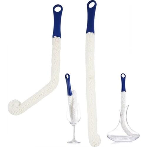 Bottle Cleaning Brush - Set of 2 Flexible Bottle Scourer - Multi-Function Household Cleaning Tools for Cleaning of Wine Decanter
