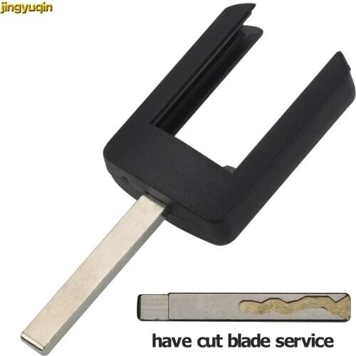 Jingyuqin Remote Car Key Blade HU100 for Opel Corsa Vauxhall Meriva Combo Replacement Cut Key Blank Styling