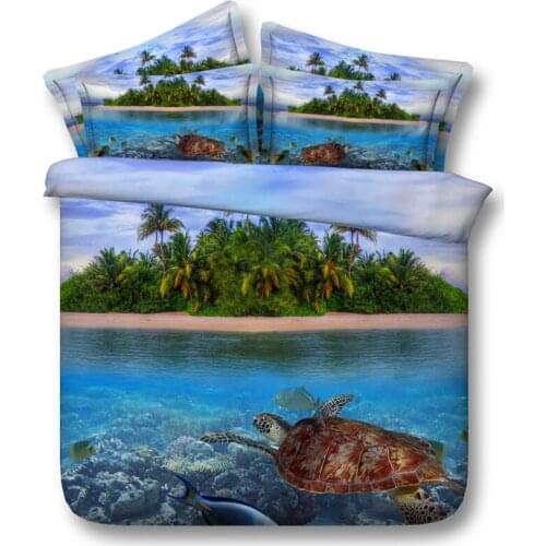 Turtle Island Bedding sets quilt duvet cover set bed in a bag sheet sheets linen bedspread Super King queen size full twin 4pcs