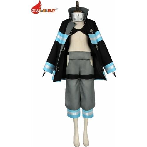 CostumeBuy Anime Fire Force Tamaki Kotatsu Cosplay Costume Blazing Firefighting Adult Fire Brigade Team Girl Outfit Custom Made