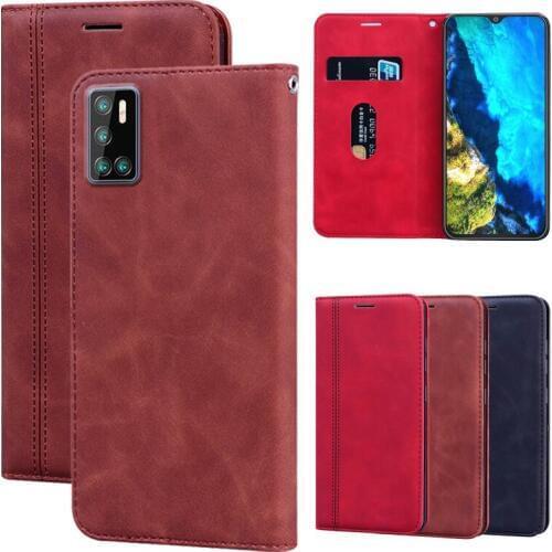 Leather Case For Cubot P40 P 40 Phone Cover Wallet Flip Capa Magnet Funda on Cubot P30 P 30 Telefon Protector Shell Cover Bumper
