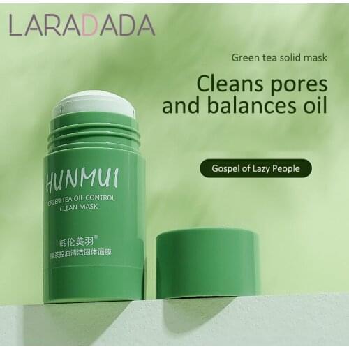 40g Green Tea Cleansing Clay Stick Mask Acne Cleansing Remove Blackhead Fine Pores Mud Mask Moisturizing Hydrating Whitening