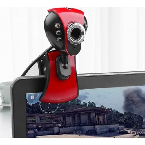 Mini 480P HD Webcam Camera 360 Degree Computer Cameras USB 2.0 Video Recording Webcam With MIC For PC Laptop Web Camera