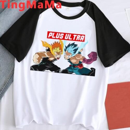 My Hero Academia Boku No Hero Academia Midoriya Izuku Deku top tees men grunge white t shirt aesthetic clothes aesthetic