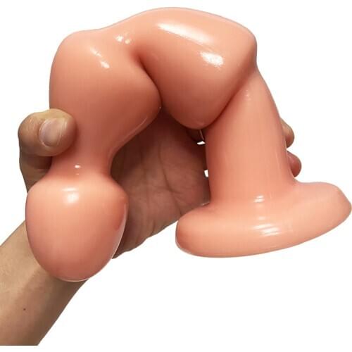 Soft Silicone Big Anal Plug Butt Plugs Big Anal Vaginal Dildo Plug Balls Prostate Anus Expand Erotic Anal Sex Toys for Woman Men