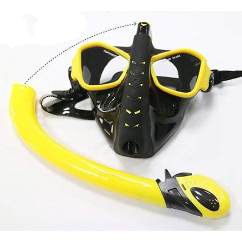 Full dry snorkeling full face mask Full dry snorkeling mask diving equipment silicone diving mask